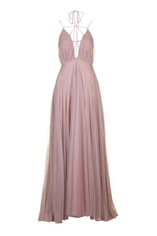Topshop платье Tulle Laceup Maxi Dress 5750 руб.