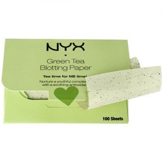 NYX матирующие салфетки Green Tea Blotting Paper.