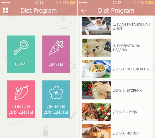 DietProgram блогер из России создала уникальное приложение для похудения