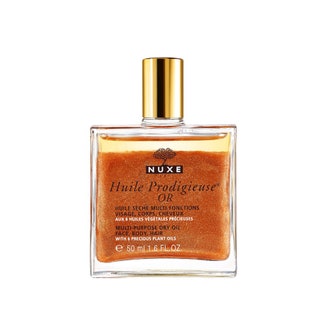 Nuxe золотое масло для лица тела и волос Huile Prodigieuse.
