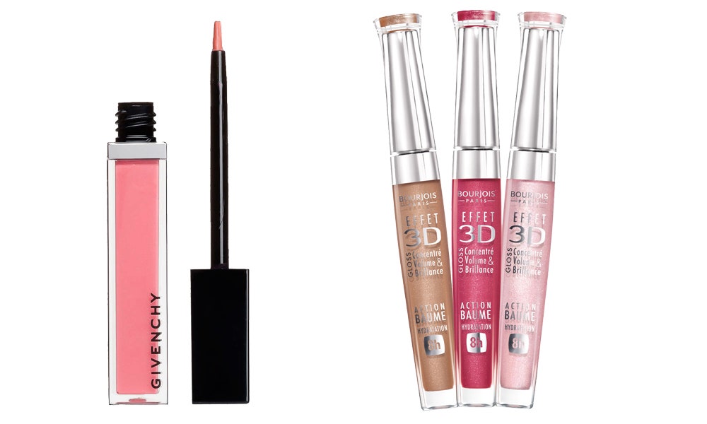 Givenchy блеск для губ Gloss Interdit Croisiere 2155 руб. Bourjois блеск для губ Effet 3D Gloss 340 руб.