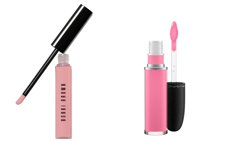 Bobbi Brown блеск для губ Lip Gloss 1850 руб. M.A.C блеск для губ Retro Matte 1650 руб.