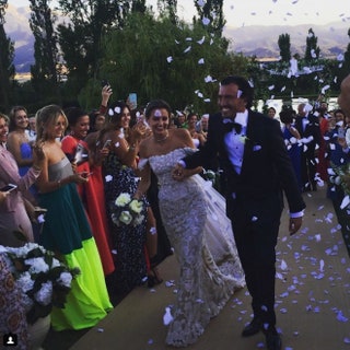 Наследница Pronovias Габриэла Палатчи и предприниматель Эдиз Эльхадеф.