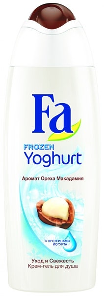 Кремгель для душа Frozen Yoghurt «Орех макадамия» Fa. В нем — протеины йогурта которые щедро питают кожу. Аромат...