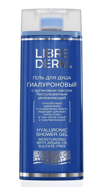 Гиалуроновый гель для душа Librederm. Средство с аргановым маслом позаботится об увлажнении кожи. Пена очень нежная не...