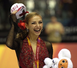 Татьяна Навка. Олимпийская чемпионка 2006 года в танцах на льду в паре с Романом Костомаровым. Заслуженный мастер спорта...