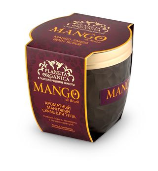 Ароматный манговый скраб для тела Bio Mango Planeta Organica. Мелкие скрабирующие частички сделают вашу кожу более...
