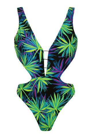 TopShop купальник Plinge front cutout swimsuit by Kendall Kylie.
