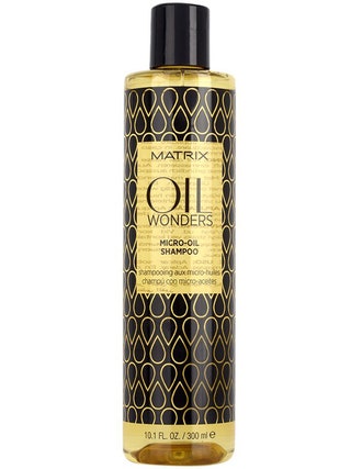 Маслоблеск для укладки волос феном Oil Wonders Flash Blow Dry Oil Matrix.