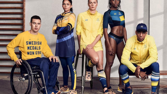 Синий и золотой HM создали форму для олимпийской сборной Швеции