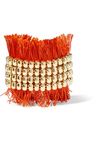 Rosantica Atena браслет Fringed Goldtone Bracelet.
