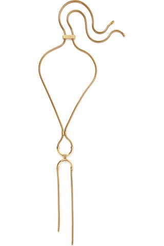 Lanvin ожерелье Alida Goldplated Necklace.