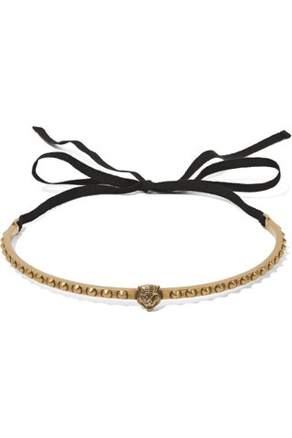 Gucci чокер Gold Plated Choker.