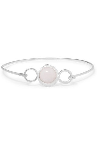 Pamela Love браслет Ouroboros Silverplated Opal Choker.