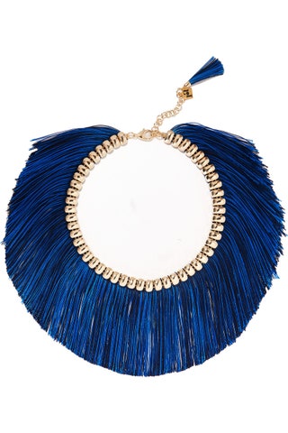 Rosantica Atena ожерелье Fringed Goldtone Necklace.