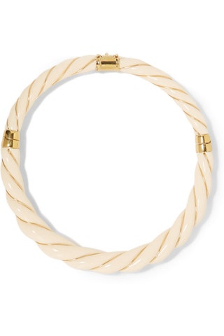Aurelie Bidermann браслет Diana Goldplated Resin.