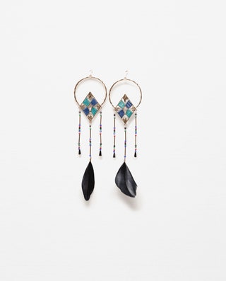 Zara серьги Ловец снов.