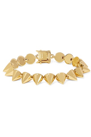 Eddie Borgo браслет Cone Goldplated Bracelet.