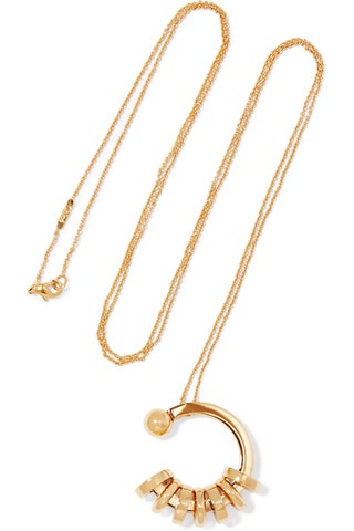 Chloe ожерелье Freja Goldtone Necklace.