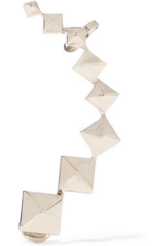 Valentino кафф The Rockstud Pale Goldtone Ear Cuff.