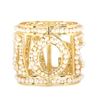 DolceGabbana браслет Mamma Embellished Cuff.