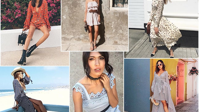 Как одеваются девушки летом 50 образов из Instagram