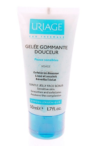 Cкраб для чувствительной кожи Gele Gommante Douceur от Uriage 685 руб. Это голубенькое желе с ностальгическим запахом  ...