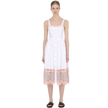 Романтичные платья в белых тонах для жаркого лета