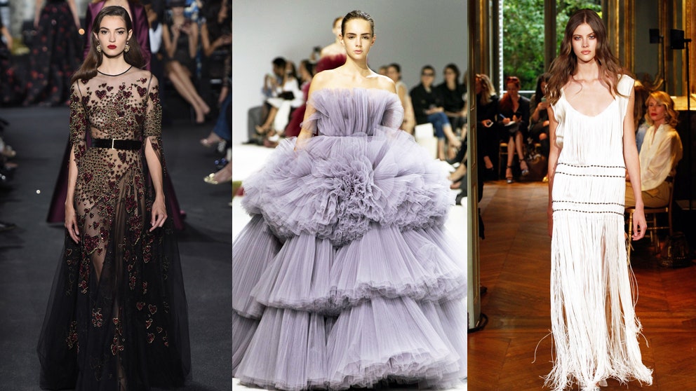 Лучшие платья Недели Высокой моды в Париже Elie Saab Zuhair Murad Christian Dior Chanel | Allure