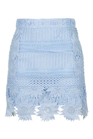 Topshop юбка Cutwork Flower Lace ALine Skirt 2490 руб.