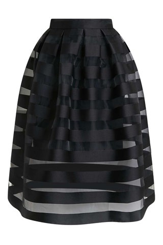 Topshop юбка Stripe Midi Skirt 3575 руб.