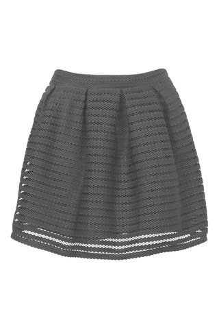 Topshop юбка Stripe Mini Skater Skirt by Rare 1820 руб.