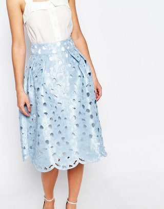 Asos юбка с вырезным узором Chi Chi London 4895 руб.