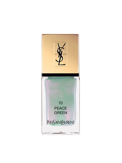 YSL лак для ногтей La Laque Couture оттенок Peace Green