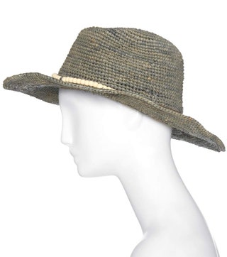 Hat Attack шляпа embellished Raffia Hat.