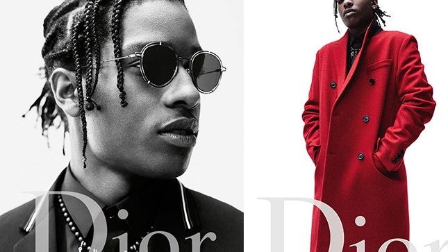 Рэпер AAP Rocky стал лицом Dior
