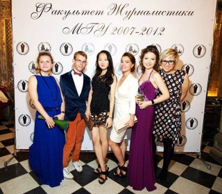 Выпускной в университете 2012 год.