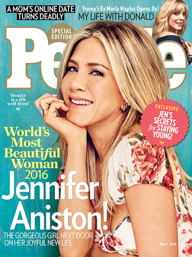 World's Most Beautiful 2016 Дженнифер Энистон — самая красивая женщина года по версии журнала People