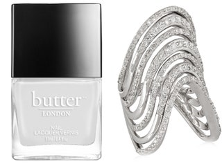 Butter London лак Cotton Buds Lynn Ban кольцо.