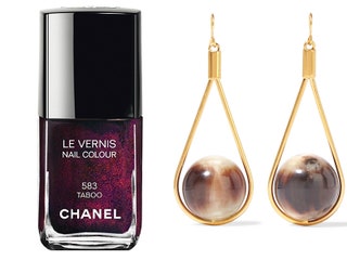 Chanel лак для ногтей Taboo Marni очки.