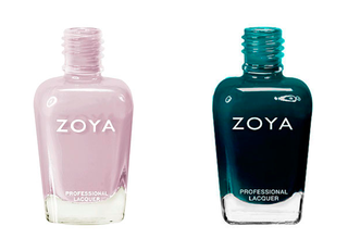 Zoya лаки для ногтей в оттенках Kendal и Frida.