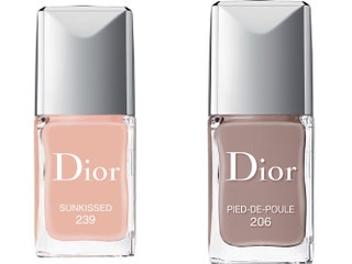 Dior лаки для ногтей в оттенках Sunkissed и PieddePoule.