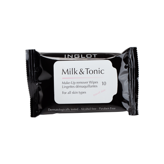 Inglot MilkTonic MakeUp Remover Wipes.