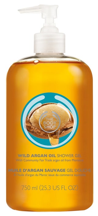 Body Shop Wild Argan Oil Shower Gel.