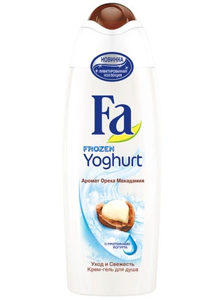 Fa гель для душа Fa Frozen Yoghurt с ароматом ореха макадамия 140 руб.