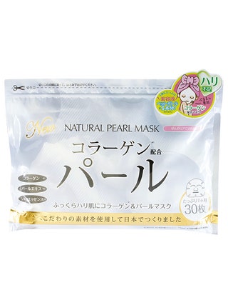Japonica маска для лица Natural Pearl Mask Japan Gals.