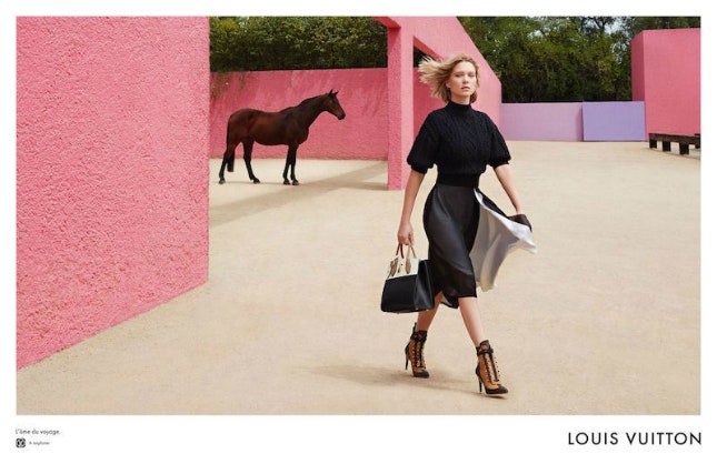 Леа Сейду впервые появилась в рекламной кампании Louis Vuitton