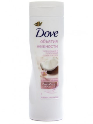Dove лосьон для тела «Объятия нежности» с кокосовым молочком 391 руб. Приятная и нужная в хозяйстве вещь  густой лосьон...
