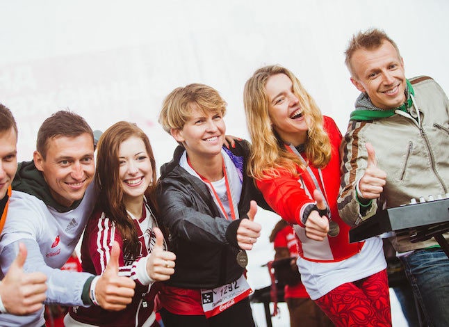 «Бегущие сердца» второй благотворительный забег Натальи Водяновой и adidas в Москве