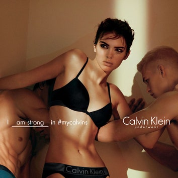 Iron Strength: Кендалл Дженнер для Calvin Klein Underwear весна&#8211;лето 2016